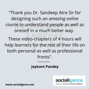 Jaykant Pandey Testimonial